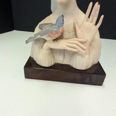 Cybis 1960's Madonna With Bird Porcelain Bust