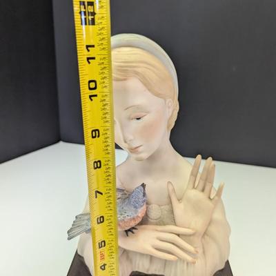 Cybis 1960's Madonna With Bird Porcelain Bust