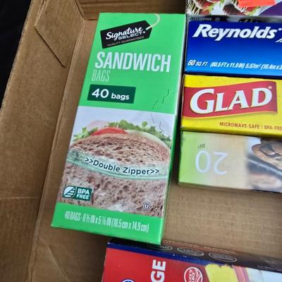 Plastic bags and Wraps with Straws