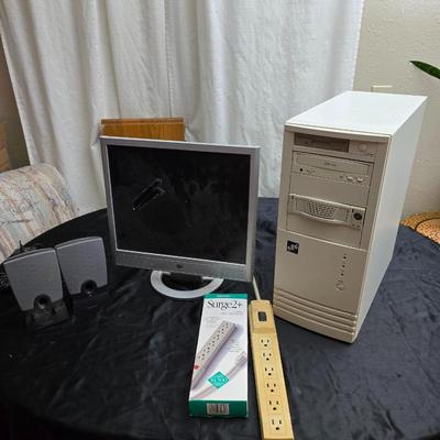 HP Monitor and Tower with speakers