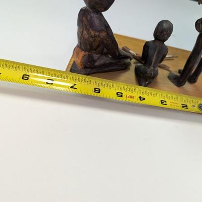 Hand Carved Made In Australia Tribal Family