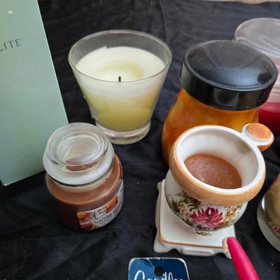 A Varity of Candles - all different shapes and sizes and some smells too!