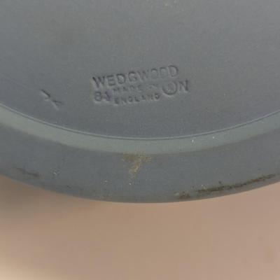 Vintage Wedgwood Jasperware Blue Container & Powder Spiked Knob Box