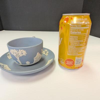 Vintage Wedgwood Jasperware Blue Teacup