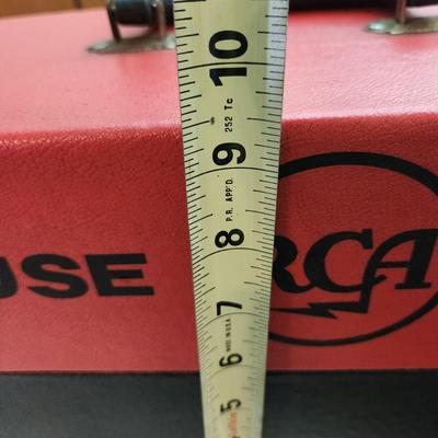 Vintage RCA Tubes Caddy Repairman Tool Box Crafter Organizer