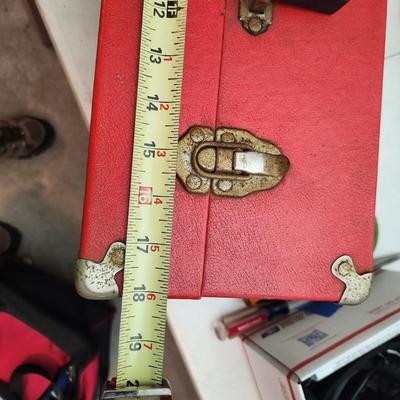 Vintage RCA Tubes Caddy Repairman Tool Box Crafter Organizer