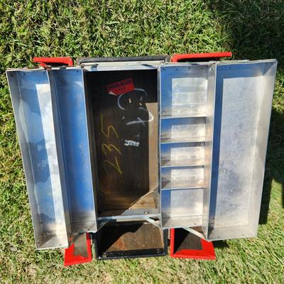 Vintage RCA Tubes Caddy Repairman Tool Box Crafter Organizer