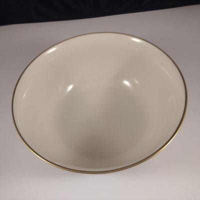 Lenox USA McKinley Pattern Salad Bowl- Approx 8 1/2" in Diameter
