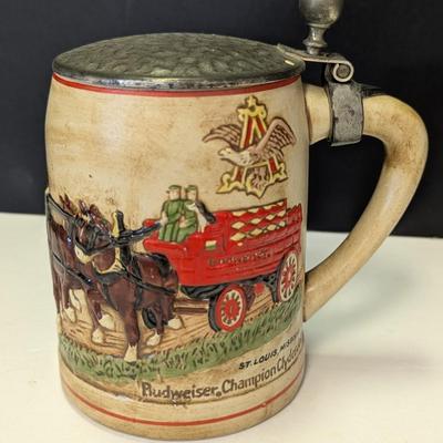 Vintage Caramarte Budweiser Stein