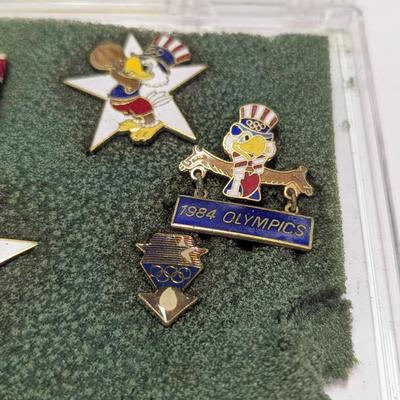 Olympic 1984 Coffee Cup & Lapel Pins