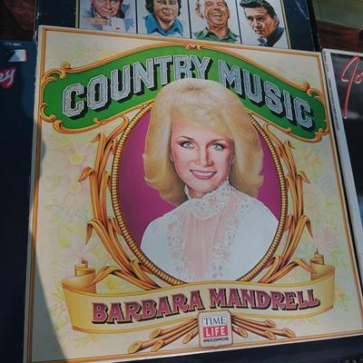 COUNTRY WESTERN MUSIC ON VINYL RECORD ALBUMS