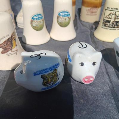 SOUVENIR SALT & PEPPER SHAKERS