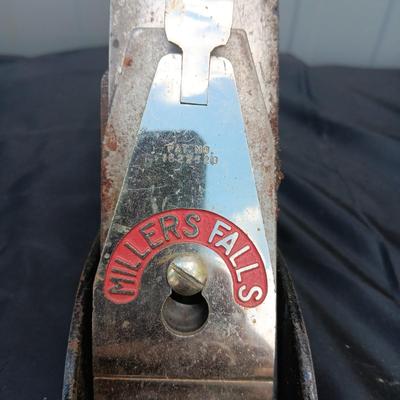 MILLERS FALLS WOOD PLANE & HAND CRANK DRILL