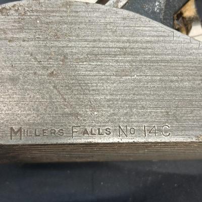 MILLERS FALLS WOOD PLANE & HAND CRANK DRILL