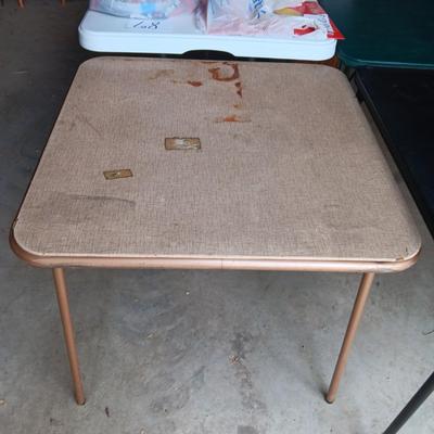 3 FOLDING CARD TABLES