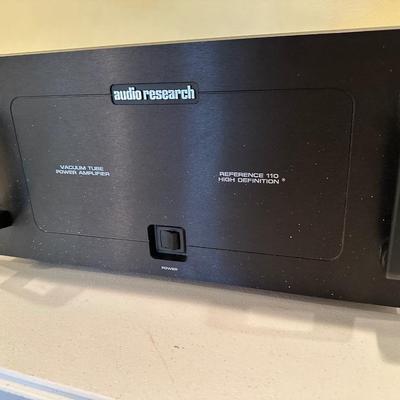 Audio Research Reference 110 High Definition Vacuum Tube Power Amplifier w/ Manual & Power Cord