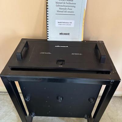 Audio Research Reference 110 High Definition Vacuum Tube Power Amplifier w/ Manual & Power Cord