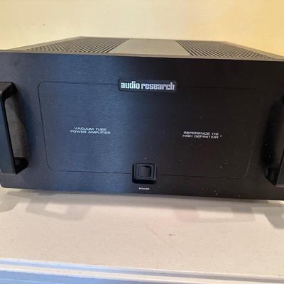 Audio Research Reference 110 High Definition Vacuum Tube Power Amplifier w/ Manual & Power Cord