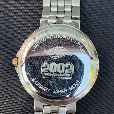 FENDER WATCH WITH LEATHER BAND AND 2002 DISNEY LIMITED EDITION WATCHES