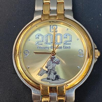 FENDER WATCH WITH LEATHER BAND AND 2002 DISNEY LIMITED EDITION WATCHES