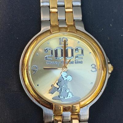 FENDER WATCH WITH LEATHER BAND AND 2002 DISNEY LIMITED EDITION WATCHES