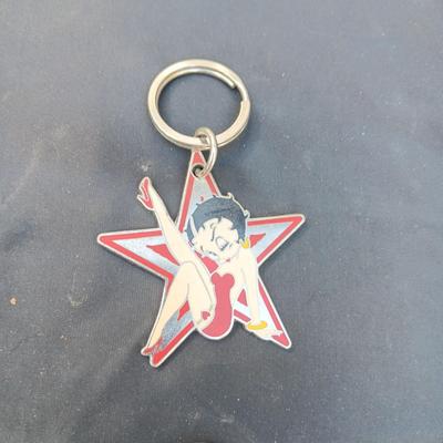 BETTY BOOP WATCH, KEY CHAINS AND PIN