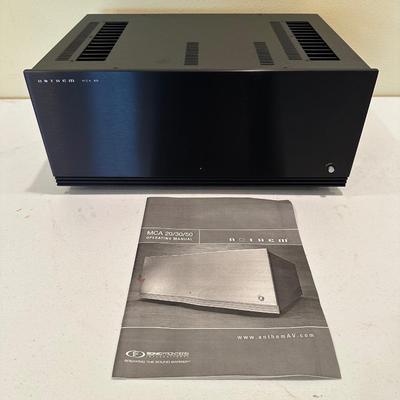 Anthem MCA 20 Stereo Power Amplifier – 200W x 2, Made in Canada, w/ Manual & Power Cord