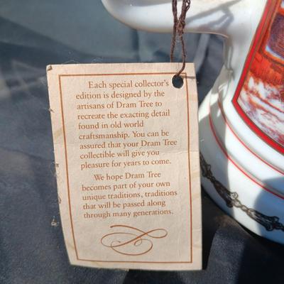 MIRRORED MILLER SIGN, LARGE GLASS AND STEIN