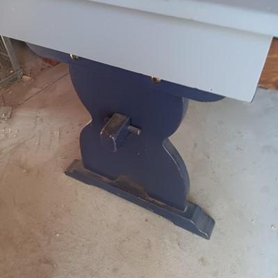 PAINTED DESK WITH CHAIR