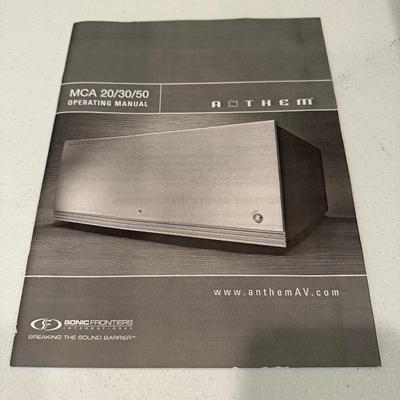 Anthem MCA 50 Power Amplifier – 225W per Channel – Audiophile Home Theater Amp