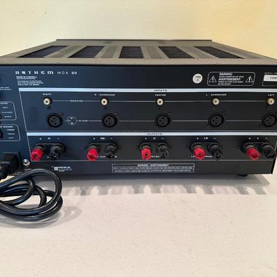 Anthem MCA 50 Power Amplifier – 225W per Channel – Audiophile Home Theater Amp