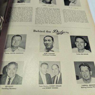 1965 Out Of This World Series Official Souvenir Program & 1985 Media Guide