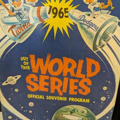 1965 Out Of This World Series Official Souvenir Program & 1985 Media Guide