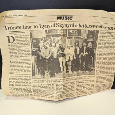 For Promotion Only Allen Collins Band "Here, There & Back" With Signatures Correspondence & Newspaper Clipping