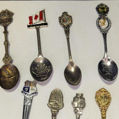 Collection Of Souvenir Spoons