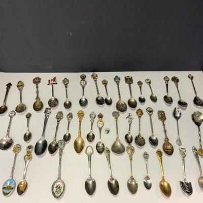 Collection Of Souvenir Spoons