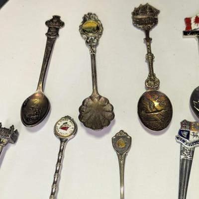 Collection Of Souvenir Spoons