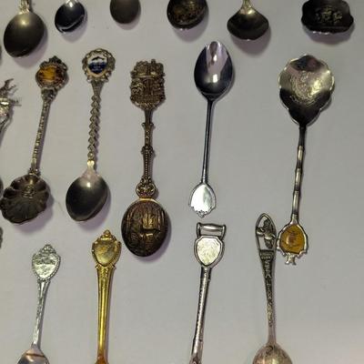 Collection Of Souvenir Spoons