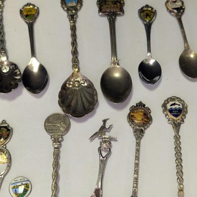Collection Of Souvenir Spoons