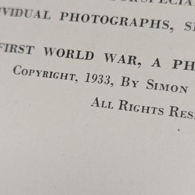 The First World War Photographic History 1933