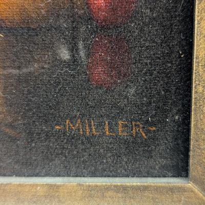 Framed Art on Felt by Gene S. Miller