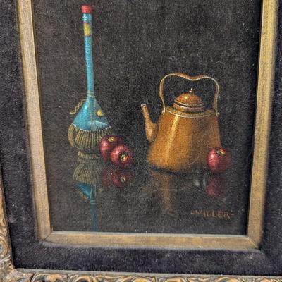 Framed Art on Felt by Gene S. Miller
