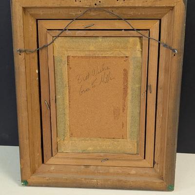 Framed Art on Felt by Gene S. Miller