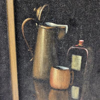 Framed Art on Felt by Gene S. Miller