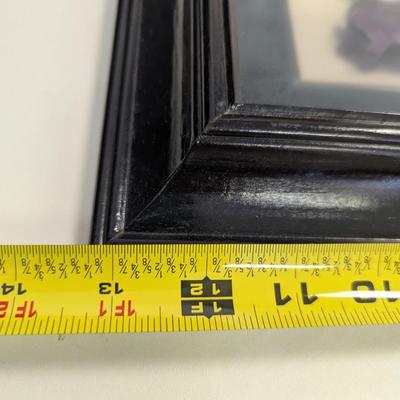 Framed Art Resin in Relief Birds on a Branch Matches the Soapstone Carving in Lot #405