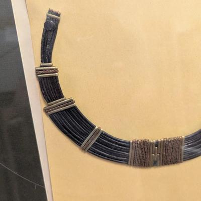 Framed Alexis Kirk Style Egyptian Bib Necklace