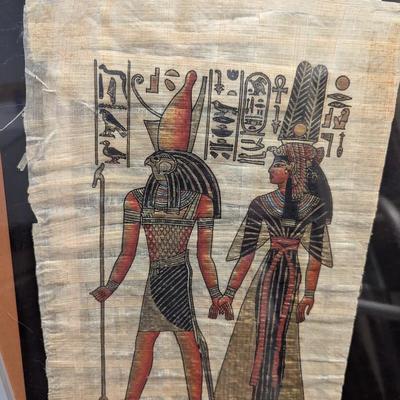 Hand Painted Egyptian Papyrus Art