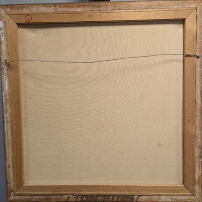 Framed Art Print on Canvas 'The Moneychanger & His Wife' by Quentin Massys