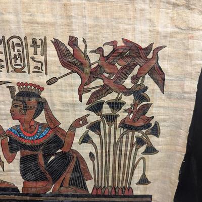 Hand Painted Egyptian Mural Papyrus