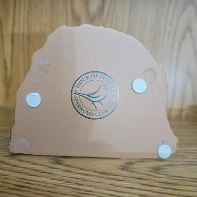 Ceramic and porcelain Sparrows - book ends - trinket boxes - and a welcome to our home wall plaque